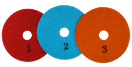 3-Step Dry Polishing Pad 4" · #1
