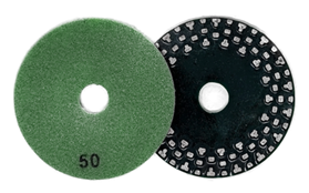 Flexible Metal Polishing Pad 4" · #50 · Velcro Back