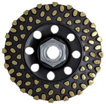 Light Cup Wheel 4" · 3.0mm · #50 · Dot Type