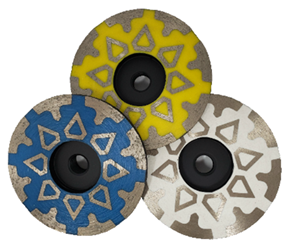 Pineapple Cup Wheel (Diamond-Shape) 4" · 7mm · 5mm · Pos.1