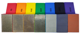 Polhand Hand Polishing Pads with grip 55x100 · #50