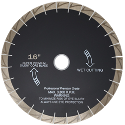 PROPAT Patterened Diamond Blade (Vector-Tip) 14" · 25mm · 3.2mm · Vector-Tip