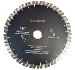 Quartzite Pattrened Diamond Blade (V-Diagonal) 14" · 25mm · 3.2mm · V-Diagonal